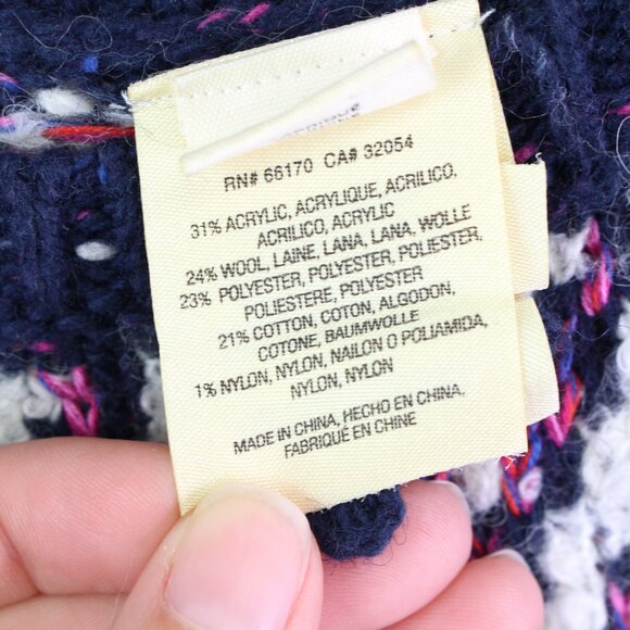 Anthro Sleeping on Snow Fairisle Dolman Knit Sweater Size XS - Picture 6 of 8